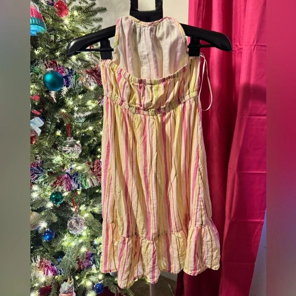 Striped Halter Dress